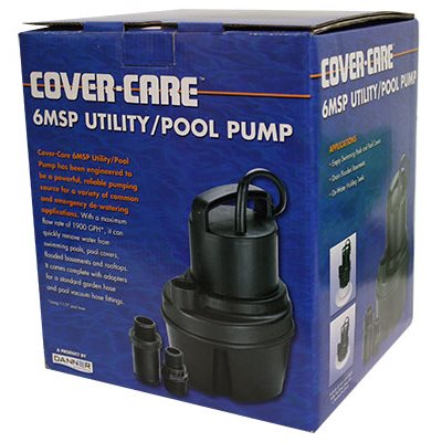 Cover-Care Pump 6MSP 1/6 hp Oil-Free 1400 GPH