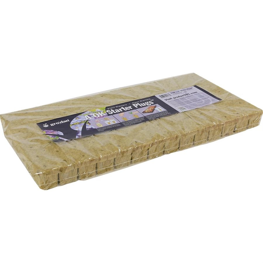 Grodan Rockwool Plugs 1.5" (Sheet of x98 plugs)
