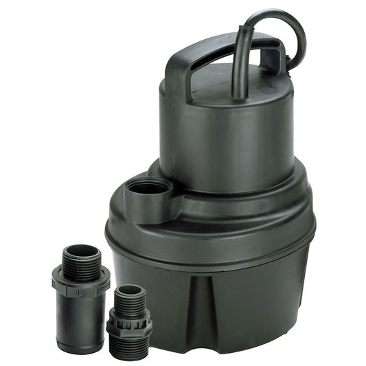 Cover-Care Pump 6MSP 1/6 hp Oil-Free 1400 GPH