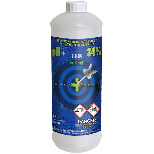 Nutri+ Potassium Hydroxide pH+ 34% 1L